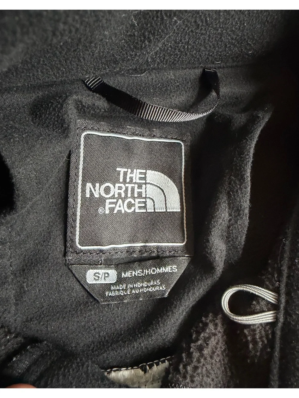 Men’s The North Face Two-Tone Softshell Jacket – Size Small – Black & Cream